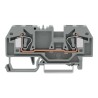 WAGO 282 Series Feed Through Terminal Block Grey, 6mm² Cable CSA, 1-Level, Cage Clamp Termination 282-901