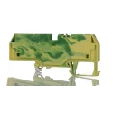 WAGO Earth Terminal Block Green Yellow 6mm² 1-Level Cage Clamp 80V 41A 282-687