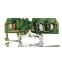 WAGO Earth Terminal Block Green Yellow 6mm² 1-Level Cage Clamp 80V 41A 282-687