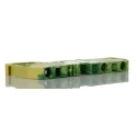 WAGO Earth Terminal Block Green Yellow 6mm² 1-Level Cage Clamp 80V 41A 282-687
