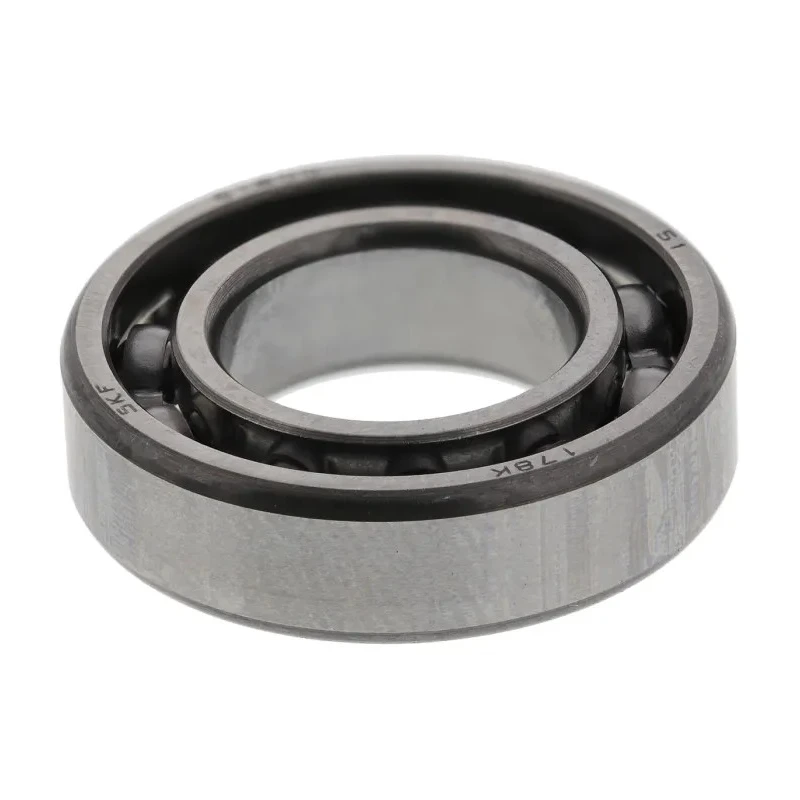 SKF Single Row Deep Groove Ball Bearing 10 mm ID, 19 mm OD, 5 mm Width, Sheet Metal Cage, Steel Balls 61800