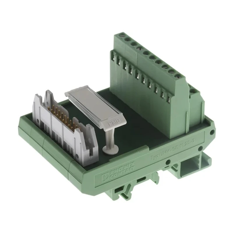 Phoenix Contact 20-Contact Male Interface Module, Flat Ribbon Cable Connector, DIN Rail Mount, 1A, 50-60V AC, Model 2281047