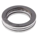 SKF Thrust Ball Bearing 35 mm Inside Diameter 52 mm Outside Diameter 12 mm Race Width Sheet Metal Cage Steel Balls 51107