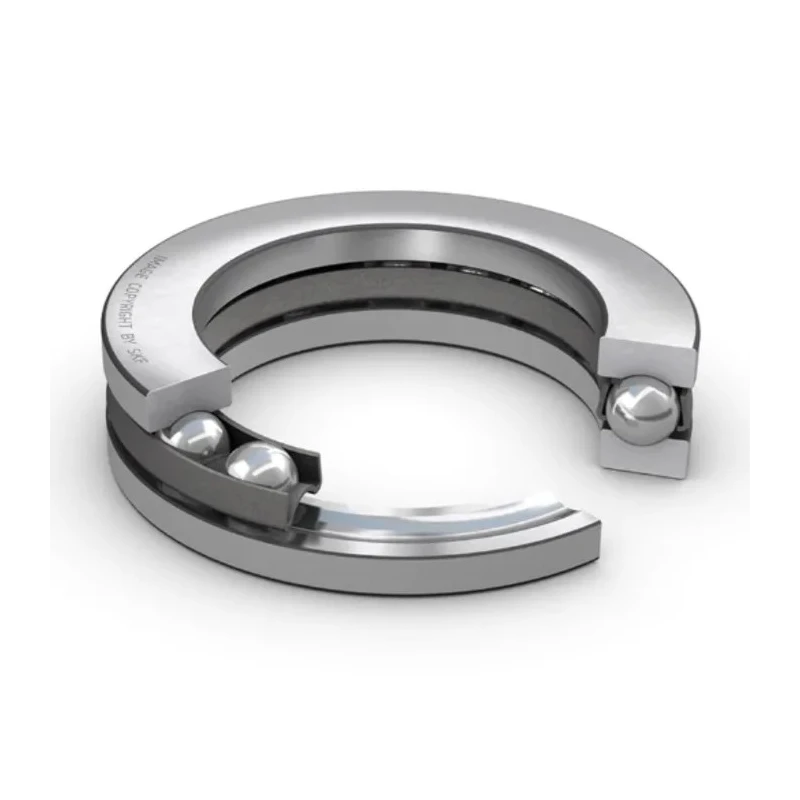 SKF Thrust Ball Bearing 35 mm Inside Diameter 52 mm Outside Diameter 12 mm Race Width Sheet Metal Cage Steel Balls 51107