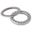 SKF Thrust Ball Bearing 35 mm Inside Diameter 52 mm Outside Diameter 12 mm Race Width Sheet Metal Cage Steel Balls 51107