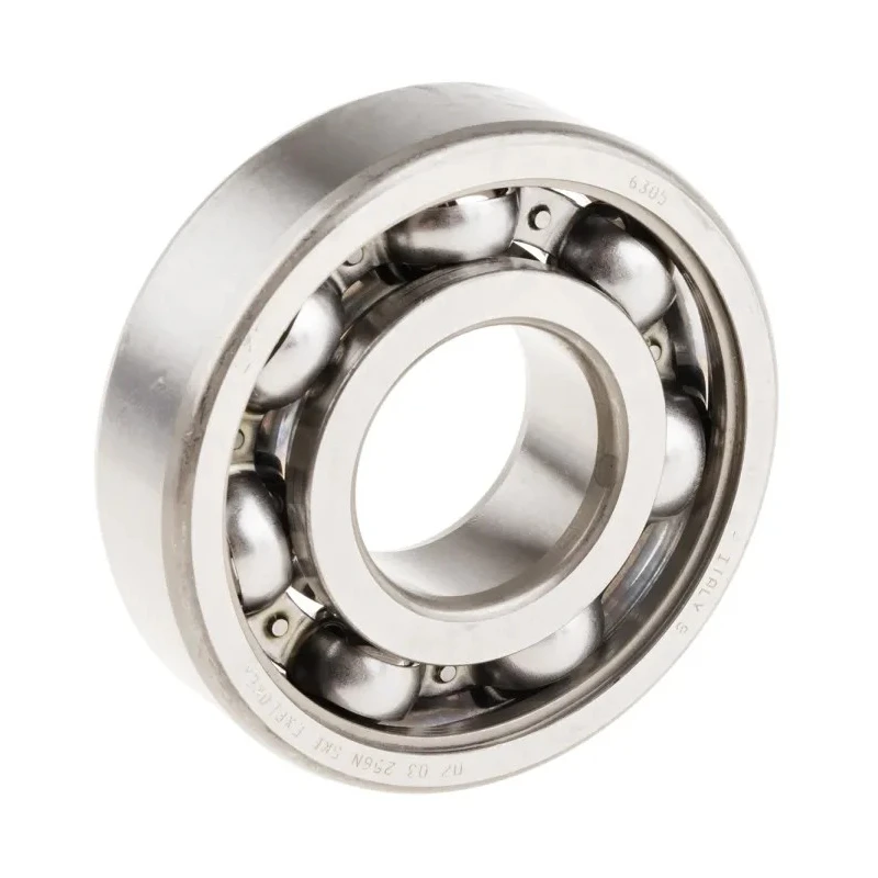 SKF Single Row Deep Groove Ball Bearing 25 mm ID, 62 mm OD, 17 mm Race Width, Sheet Metal Cage 6305