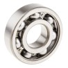 SKF Single Row Deep Groove Ball Bearing 25 mm ID, 62 mm OD, 17 mm Race Width, Sheet Metal Cage 6305