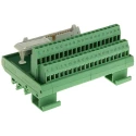 Phoenix Contact 40-Contact Male Interface Module Flat Ribbon Cable Connector DIN Rail Mount 1A 2281076