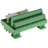 Phoenix Contact 40-Contact Male Interface Module Flat Ribbon Cable Connector DIN Rail Mount 1A 2281076