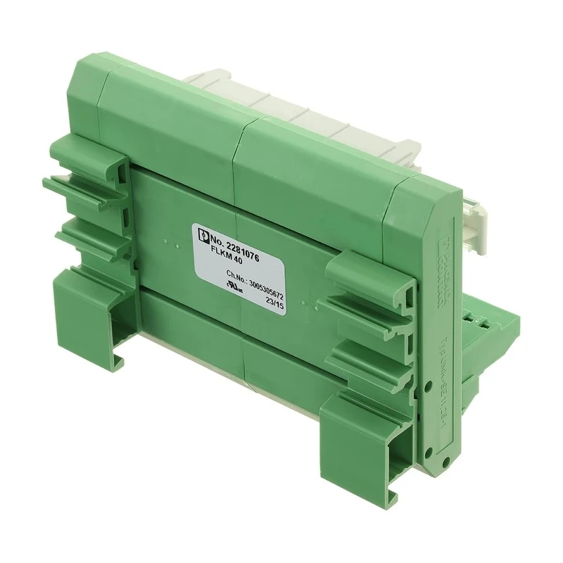 Phoenix Contact 40-Contact Male Interface Module Flat Ribbon Cable Connector DIN Rail Mount 1A 2281076