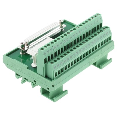 Phoenix Contact Interface Module FLKM-D37 SUB/B Series 37-Contact Female, D-Sub Connector, DIN Rail Mount, 2.5A 2281212