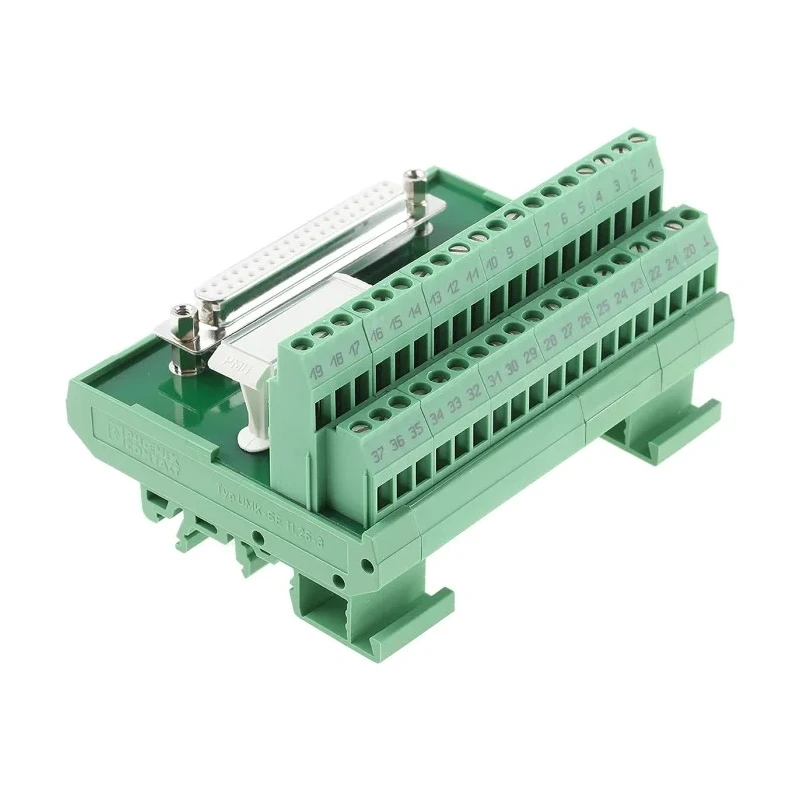 Phoenix Contact Interface Module FLKM-D37 SUB/B Series 37-Contact Female, D-Sub Connector, DIN Rail Mount, 2.5A 2281212