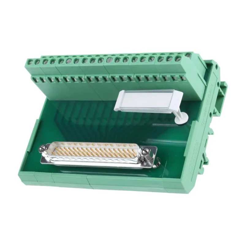 Phoenix Contact FLKM-D37 SUB/S Series 37-Contact Male Interface Module D-Sub Connector DIN Rail Mount 2.5A 25-60V AC 2281115