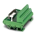 Phoenix Contact FLKM-D37 SUB/S Series 37-Contact Male Interface Module D-Sub Connector DIN Rail Mount 2.5A 25-60V AC 2281115