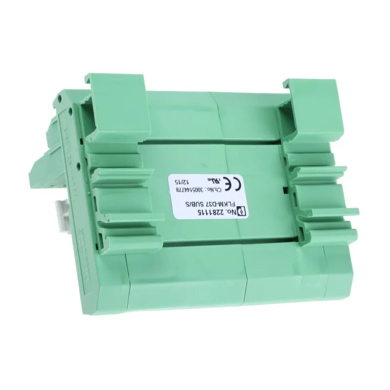 Phoenix Contact FLKM-D37 SUB/S Series 37-Contact Male Interface Module D-Sub Connector DIN Rail Mount 2.5A 25-60V AC 2281115