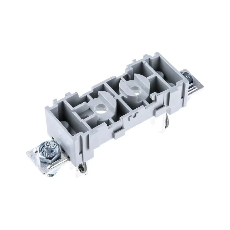 Mersen 160A Rail Mount Fuse Holder, 1P Pole, Plastic Case, Silver Plated Electrolytic Copper Contacts F215170 / BB001EP