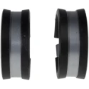 RS PRO Black Plated Steel Cable Clip P Clamp 40 mm Max Bundle Diameter Screw Fixing 19.1mm x 2.4mm x 2.4mm 287-5581