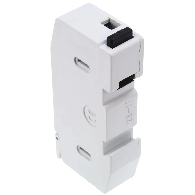 Mersen 32A Rail Mount Fuse Holder, 1P-Pole, 500V AC Polyamide 66 Thermoplastic CCR Series N218213 / CCR101