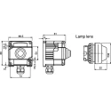 Bartec Push Button Control Station Thermoplastic Enclosure IP67 IP66 Cutout Diameter 22mm 07-3511-10LRR