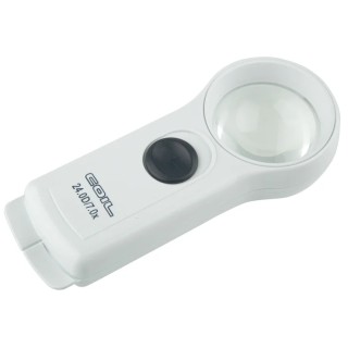 Coil Illuminated Magnifier with 7x Magnification, 45 mm Lens Diameter, AA Battery Operated 5147/05