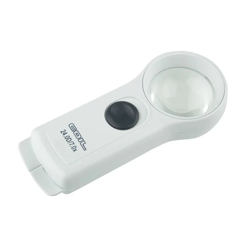 Coil Illuminated Magnifier with 7x Magnification, 45 mm Lens Diameter, AA Battery Operated 5147/05