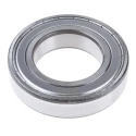 SKF Single Row Deep Groove Ball Bearing, Shielded, 50 mm ID, 90 mm OD, 20 mm Race Width, Steel Ball and Race, Sheet 6210-2Z