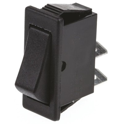 Arcolectric (Bulgin) Ltd SPST On-Off (On)-Off Rocker Switch Panel Mount Aluminium Housing 16A C1501ALAAA