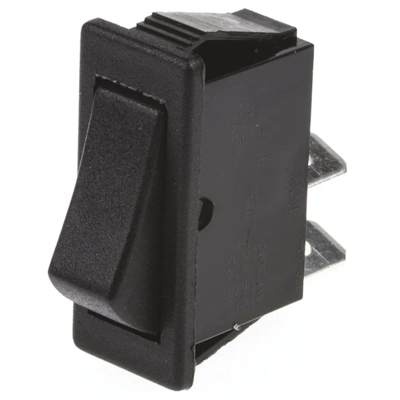 Arcolectric (Bulgin) Ltd SPST On-Off (On)-Off Rocker Switch Panel Mount Aluminium Housing 16A C1501ALAAA