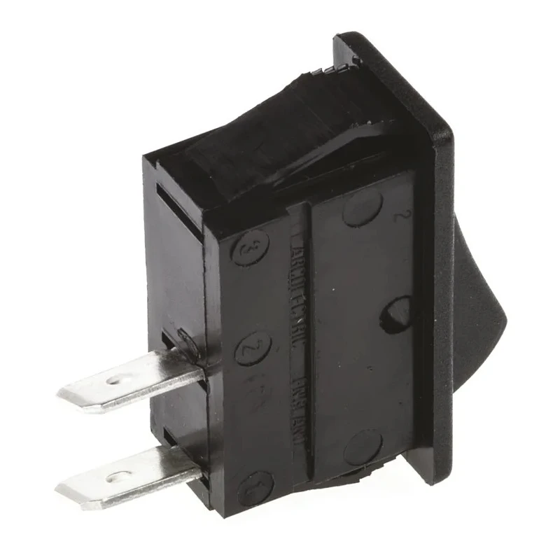 Arcolectric (Bulgin) Ltd SPST On-Off (On)-Off Rocker Switch Panel Mount Aluminium Housing 16A C1501ALAAA