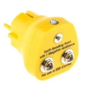 RS PRO ESD Earth Bonding Plug With 10 mm Stud, 4 mm Socket 287-7543