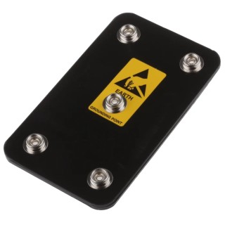 RS PRO ESD Earthing Plate with 10 mm Stud Grounding Plate, EN 61340-5-1 Compliant UK Origin 287-7571