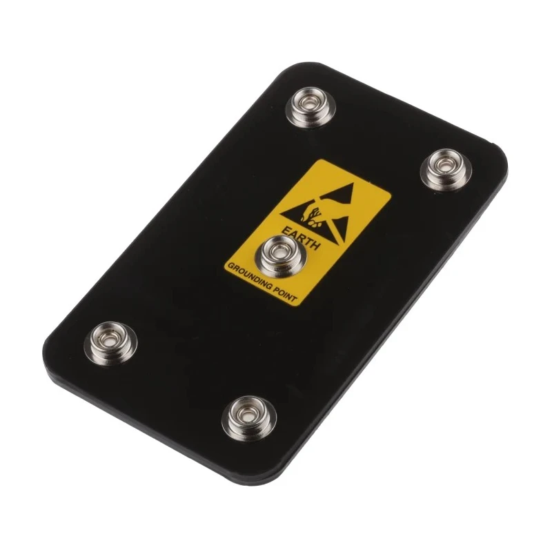 RS PRO ESD Earthing Plate with 10 mm Stud Grounding Plate, EN 61340-5-1 Compliant UK Origin 287-7571