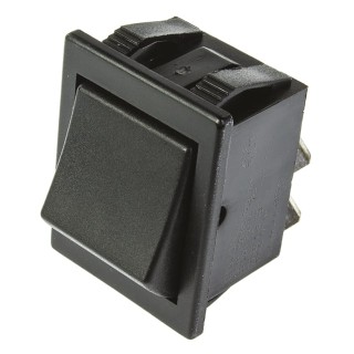 Arcolectric (Bulgin) Ltd DPST On-Off On-Off Panel Mount Rocker Switch Aluminium Housing 16A 250V AC C1350ALAAB