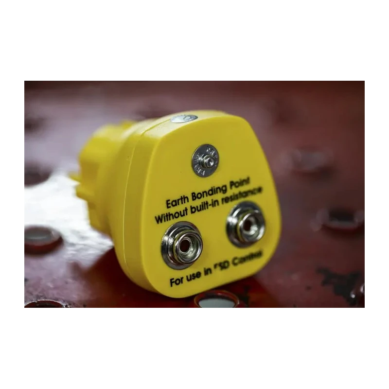 RS PRO ESD Earth Bonding Plug With 10 mm Stud, 4 mm Socket 287-7559
