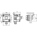 Bartec Momentary Control Station Switch, Thermoplastic Enclosure, 2 NO Contact Configuration, 1 Cutout, IP66 07-3511-10K02