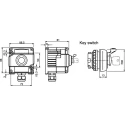 Bartec Momentary Control Station Switch, Thermoplastic Enclosure, 2 NO Contact Configuration, 1 Cutout, IP66 07-3511-10K02