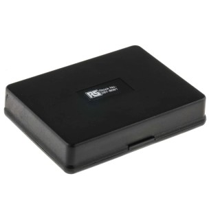 RS PRO Conductive Polypropylene ESD Box 89 mm (L) x 64 mm (W) x 16 mm (H) 287-8091