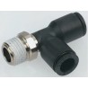 Legris LF3000 Series Pneumatic Fitting Nickel Plated Brass, M5 x 0.8 Metric Thread LF3000