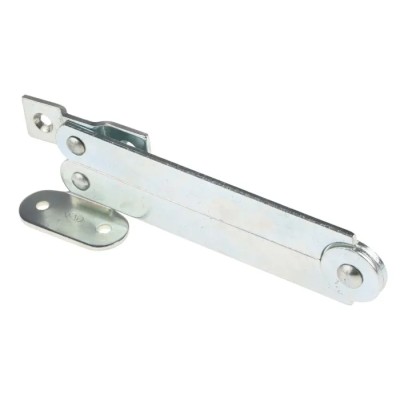 Savigny Left Handed Zinc Plated Steel Lid Stay, 100mm 40803 ZI