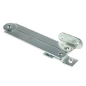 Savigny Left Handed Zinc Plated Steel Lid Stay, 100mm 40803 ZI