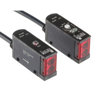 Omron Through Beam Block Style Photoelectric Sensor 7 m Detection Range, NPN Output, IP67, 30V DC, 100mA E3S-AT11