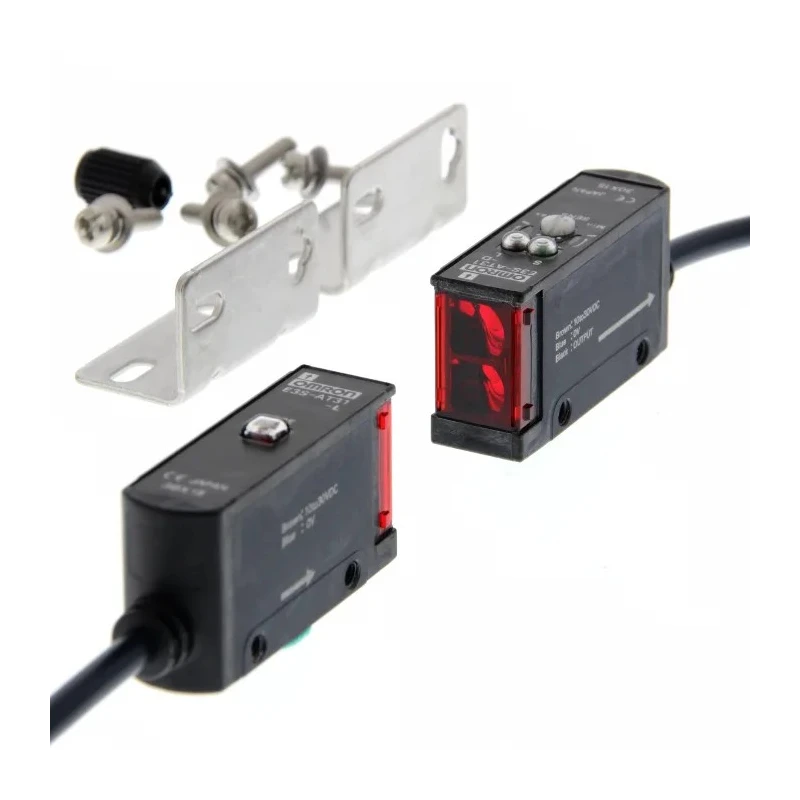 Omron Through Beam Block Style Photoelectric Sensor 7 m Detection Range, NPN Output, IP67, 30V DC, 100mA E3S-AT11