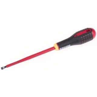 Bahco Slotted Screwdriver 150mm Blade VDE 1000V Insulated Ergonomic Handle BE-8255S