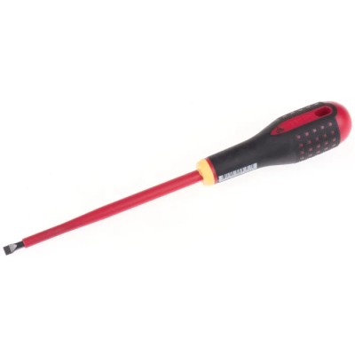 Bahco Slotted Screwdriver 150mm Blade VDE 1000V Insulated Ergonomic Handle BE-8255S
