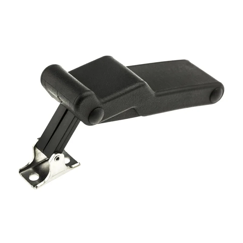 Southco Stainless Steel Rubber Draw Latch Black Finish 129mm x 32mm x 20mm C7-10