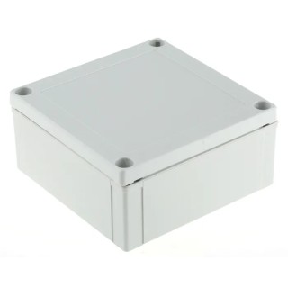 Fibox MNX Series Grey Polycarbonate Enclosure IP66, IP67, IK08, 60 mm x 130.1 mm x 130.1 mm 