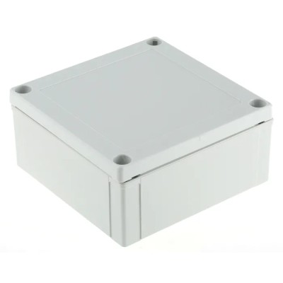 Fibox MNX Series Grey Polycarbonate Enclosure IP66, IP67, IK08, 60 mm x 130.1 mm x 130.1 mm 