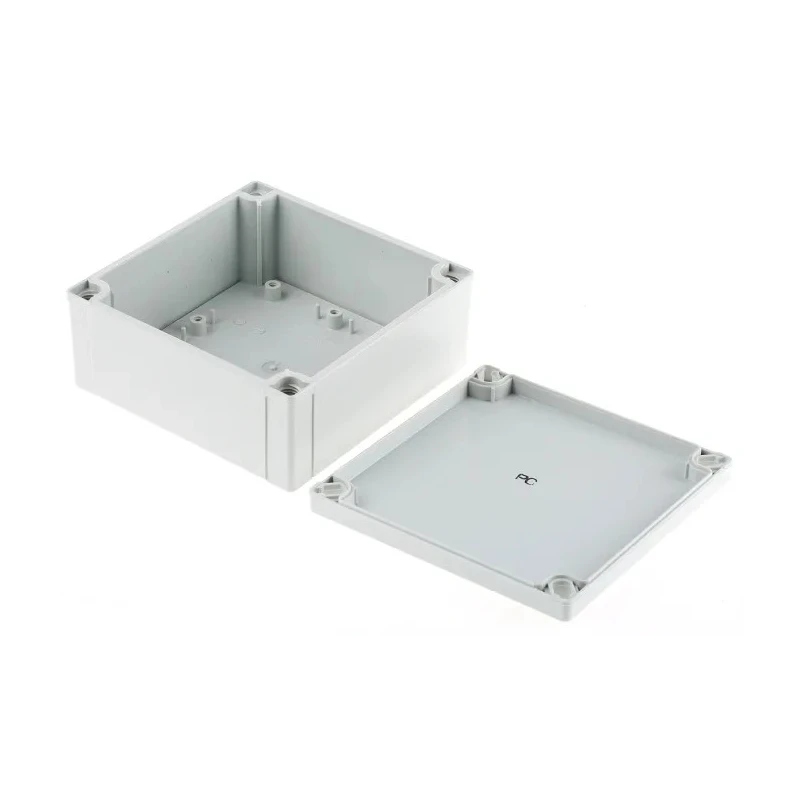 Fibox MNX Series Grey Polycarbonate Enclosure IP66, IP67, IK08, 60 mm x 130.1 mm x 130.1 mm 