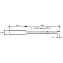 Assemtech Cylindrical Reed Switch 240V AC, 0.5A Polyamide 66 Housing S1370