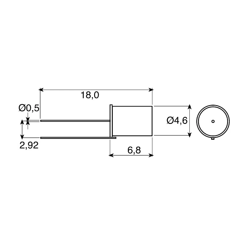 Assemtech Vibration Sensor, 250 mA Max, -20 °C to 85 °C Operating Temperature S1314